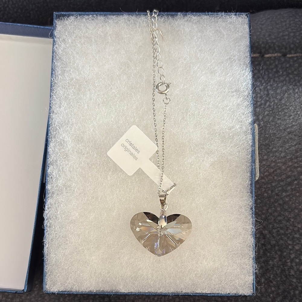 Silver Crystal Necklace